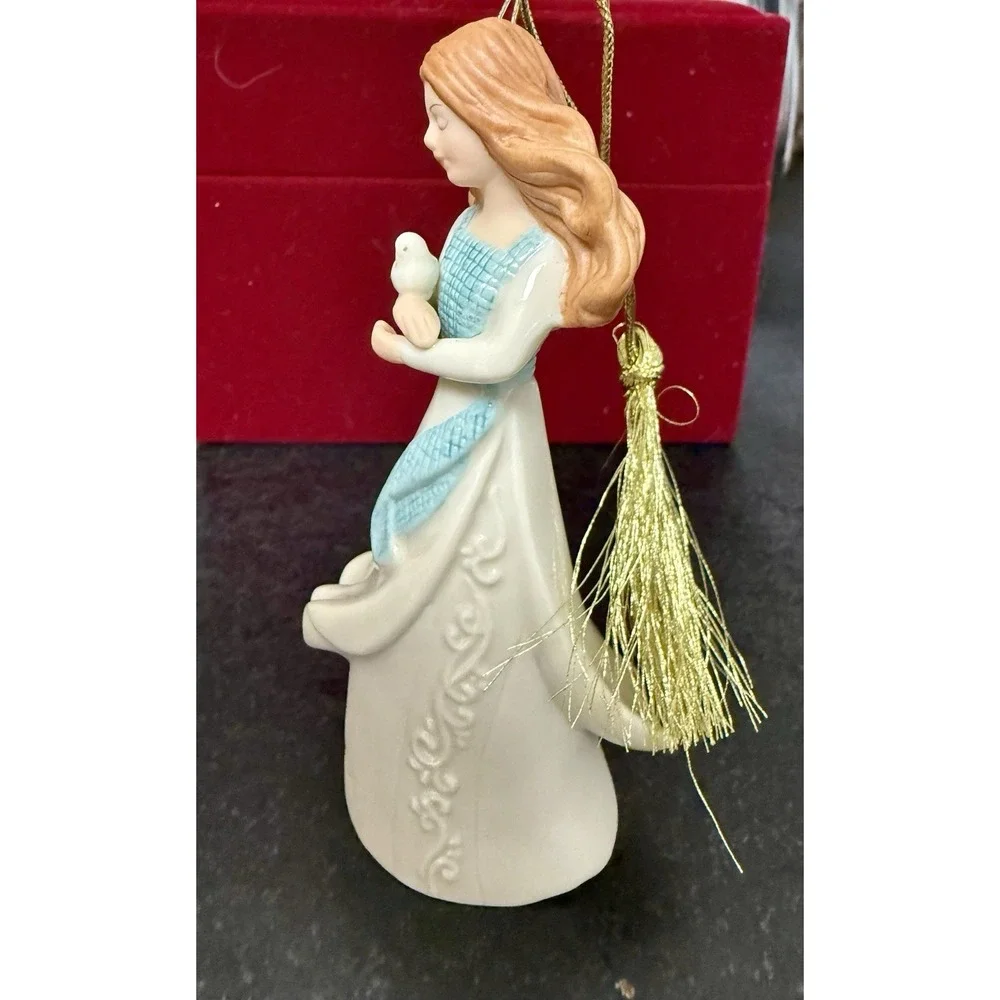 Lenox Ornament Angel of Grace with Peace Dove, 4.5